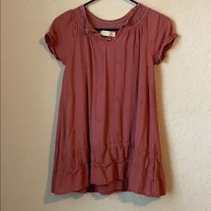 short sleeve girl dress